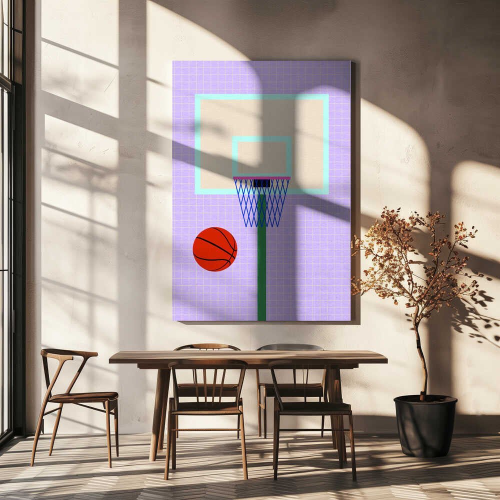 New York Basketball Canvas Print Wall Art 1X2884689 - ART FEVER - Art Fever