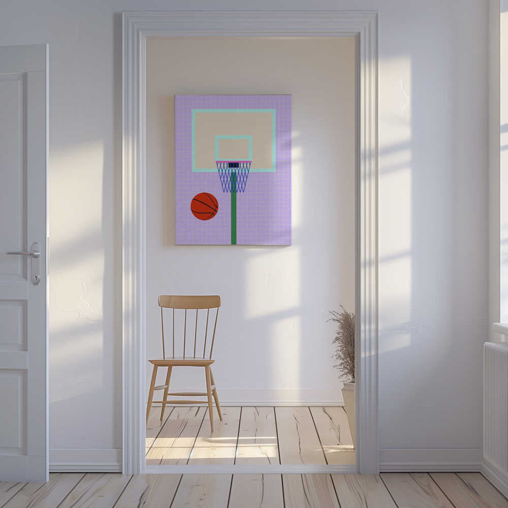 New York Basketball Canvas Print Wall Art 1X2884689 - ART FEVER - Art Fever