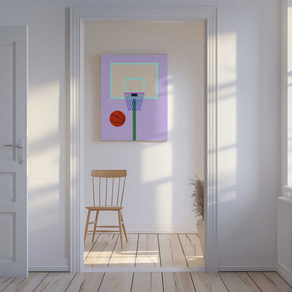 New York Basketball Canvas Print Wall Art 1X2884689 - ART FEVER - Art Fever