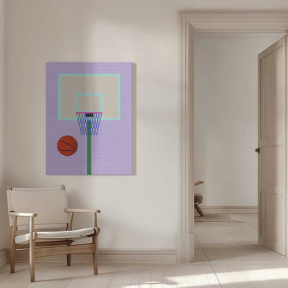 New York Basketball Canvas Print Wall Art 1X2884689 - ART FEVER - Art Fever