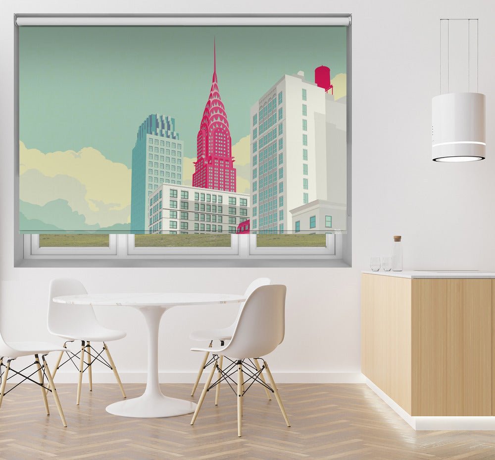 New York Park Avenue Printed Picture Photo Roller Blind - 1X2844191 - Art Fever - Art Fever