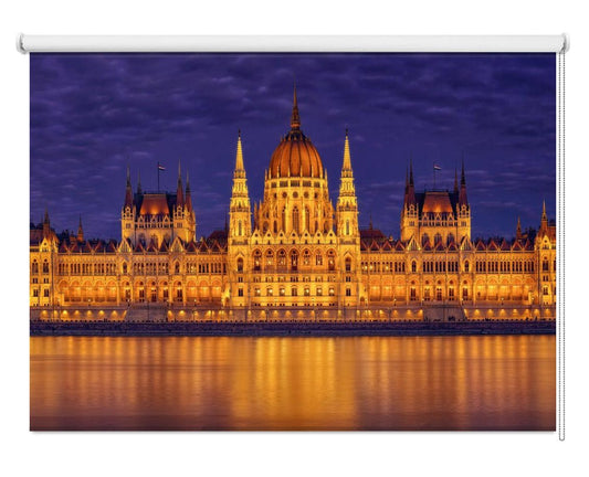 Night in Parliament Printed Picture Photo Roller Blind - 1X2196510 - Art Fever - Art Fever