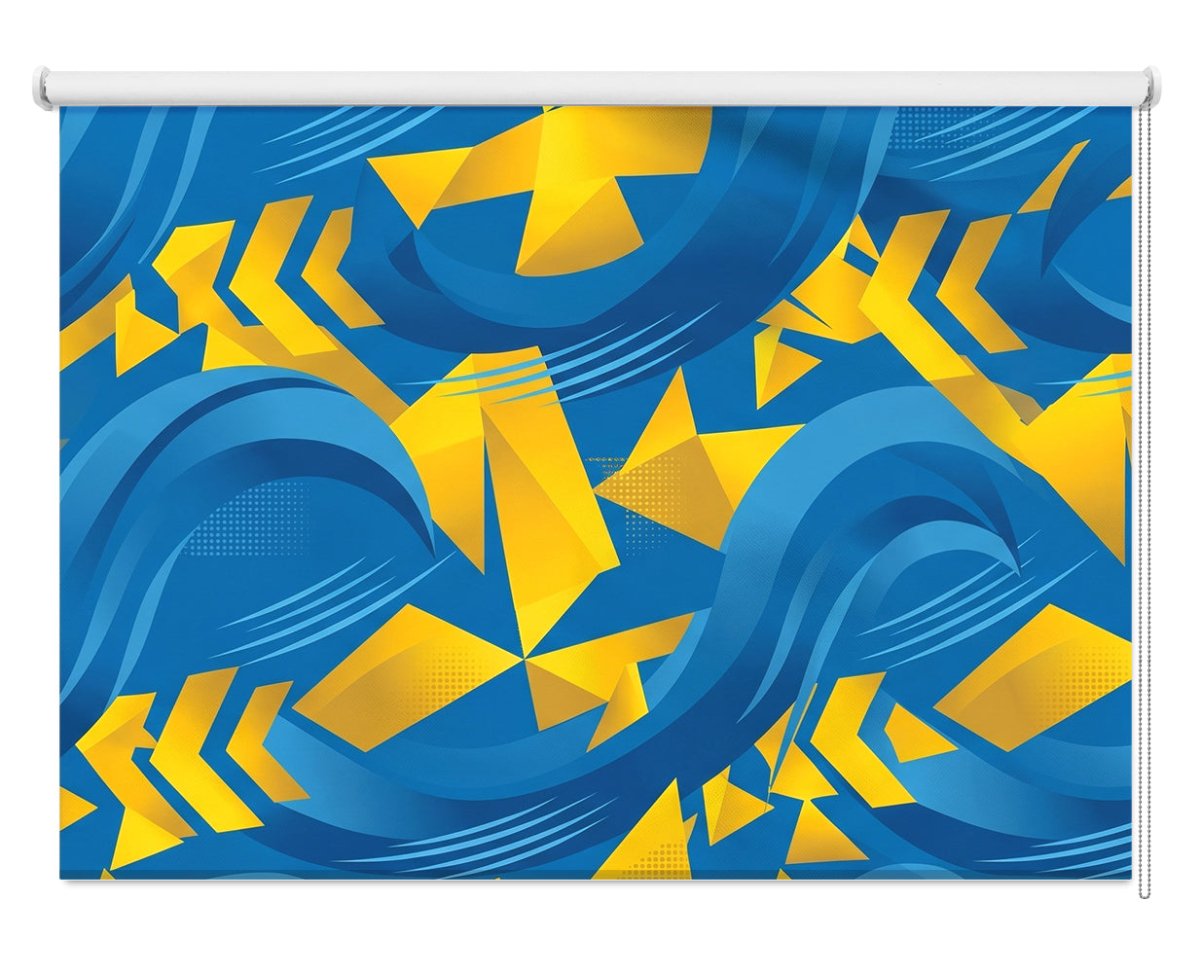 Nordic Aurora Abstract Sweden Printed Roller Blind - RB1469 🇸🇪 - Art Fever - Art Fever
