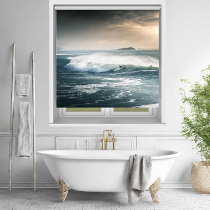 Ocean Surfer Wave Action Printed Roller Blind - 1X2971886 - Art Fever - Art Fever