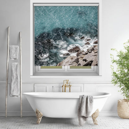 Oceans Edge Symphony Printed Picture Photo Roller Blind - 1X2518329 - Art Fever - Art Fever