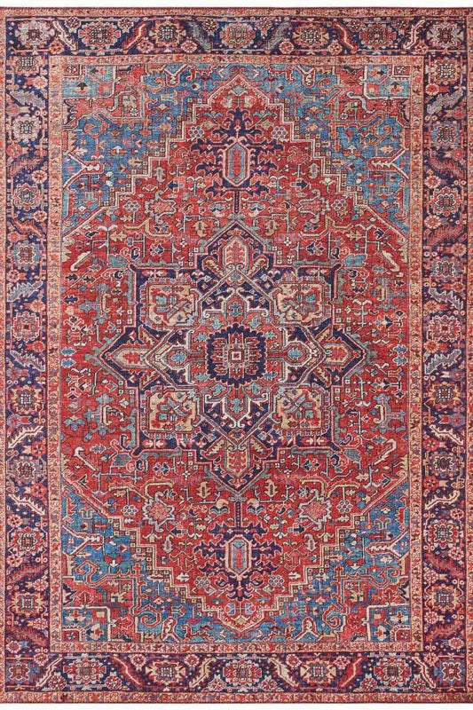 Oriental Amata Rug Red Colour - The Rugs - Art Fever