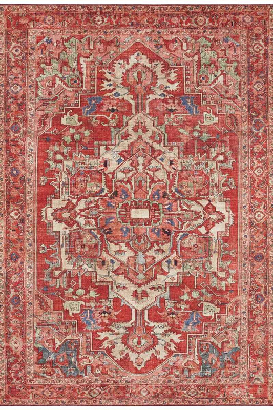 Oriental Leta Vintage Red Rug - The Rugs - Art Fever