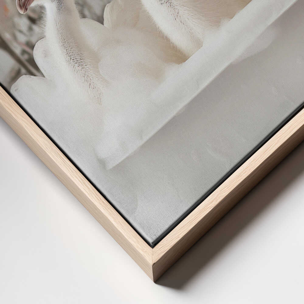 Ostrich Bath Time Delight Canvas Print Wall Art 1X3062975 - ART FEVER - Art Fever