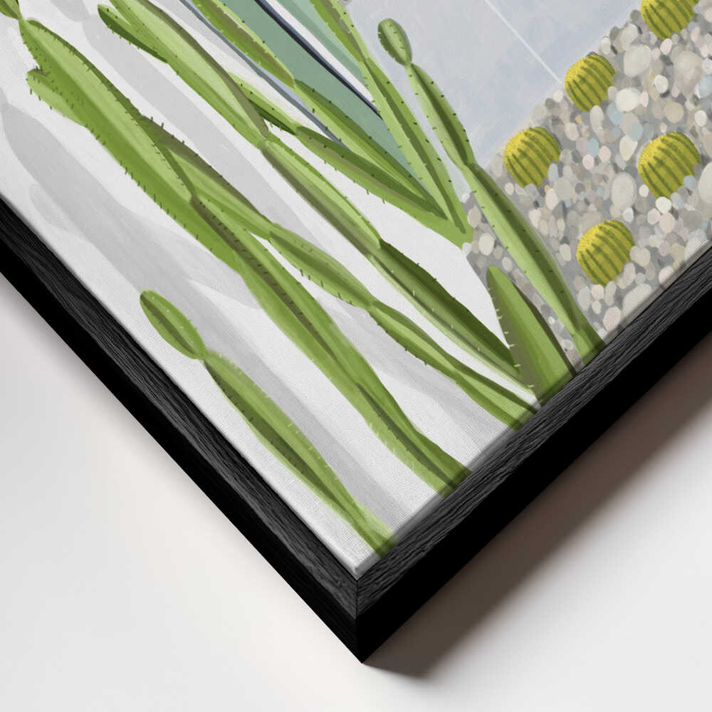 Palm Springs Modern Architecture by Artist Carla Daly Canvas Print Wall Art 1X2896658 - ART FEVER - Art Fever