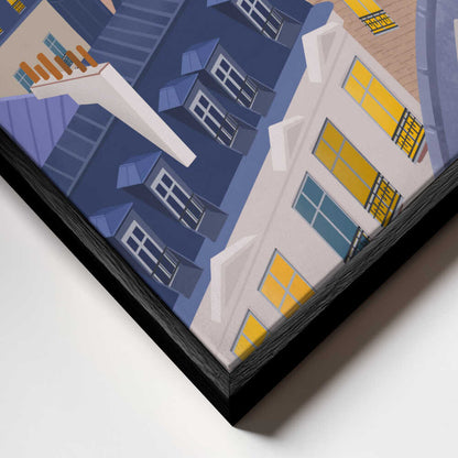 Paris at Night Canvas Print Wall Art 1X2914255 - ART FEVER - Art Fever