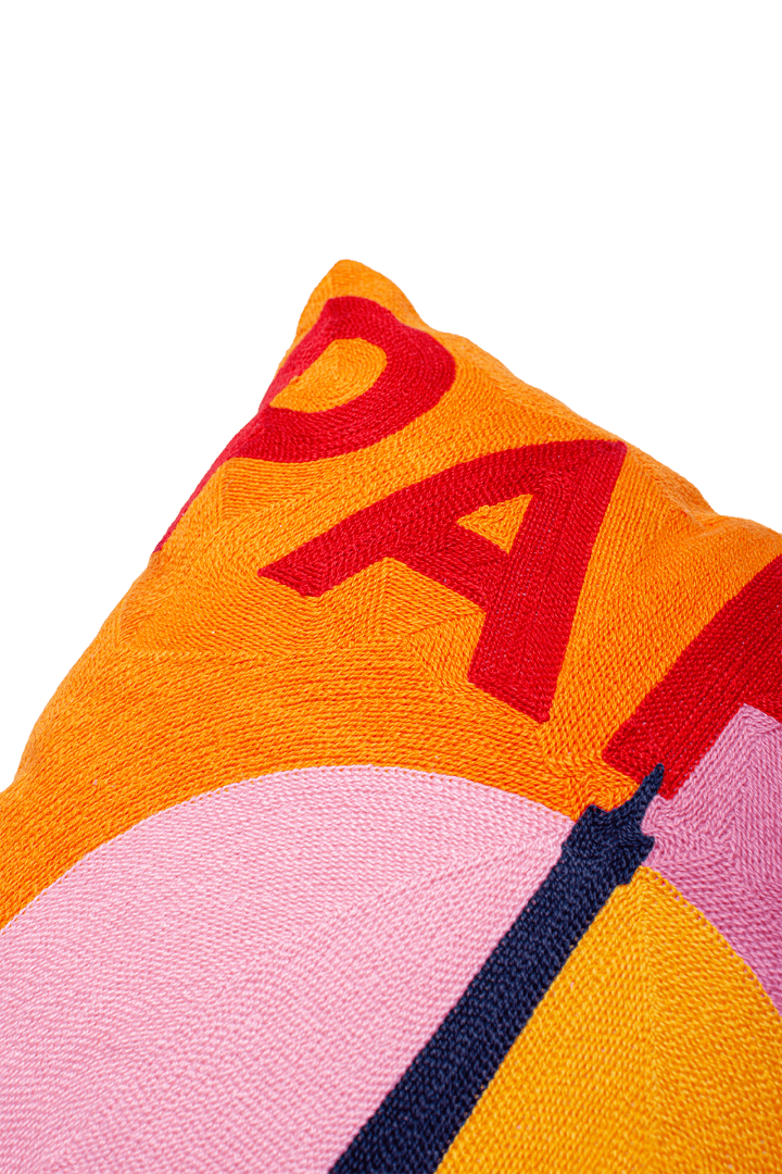 Paris Eiffel Tower Needlepoint Cushion - The Pillow Drop - Art Fever