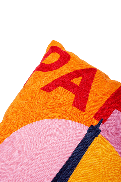 Paris Eiffel Tower Needlepoint Cushion - The Pillow Drop - Art Fever