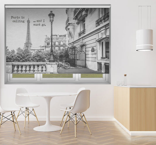 Paris is calling Printed Picture Photo Roller Blind - 1X2727439 - Art Fever - Art Fever