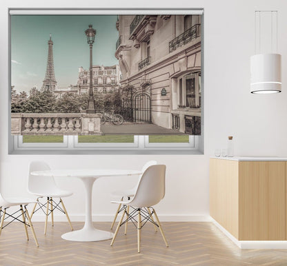 Parisian Charm Eiffel Tower urban vintage style Printed Picture Photo Roller Blind - 1X2727787 - Pictufy - Art Fever