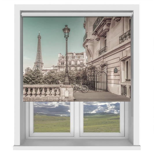 Parisian Charm Eiffel Tower urban vintage style Printed Picture Photo Roller Blind - 1X2727787 - Pictufy - Art Fever