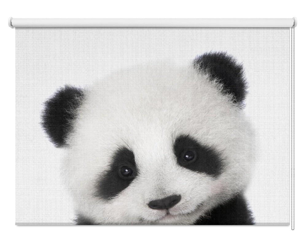 Peekaboo Baby Panda Printed Picture Photo Roller Blind - 1X2501270 - Art Fever - Art Fever