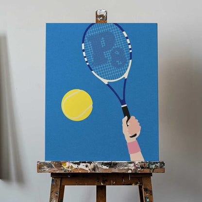 Perfect Serve Canvas Print Wall Art 1X2884682 - ART FEVER - Art Fever