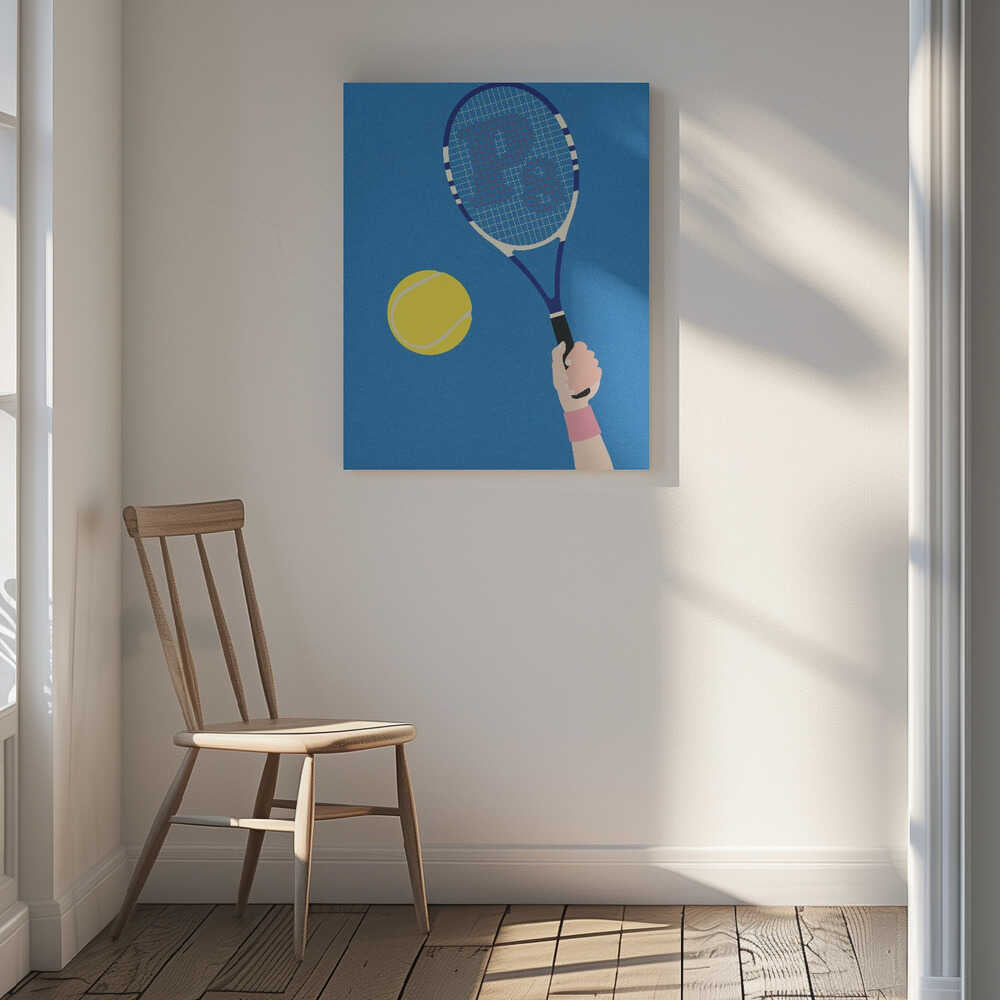 Perfect Serve Canvas Print Wall Art 1X2884682 - ART FEVER - Art Fever