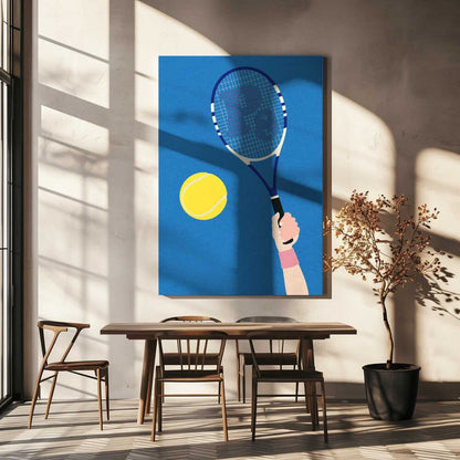 Perfect Serve Canvas Print Wall Art 1X2884682 - ART FEVER - Art Fever