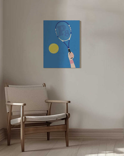Perfect Serve Canvas Print Wall Art 1X2884682 - ART FEVER - Art Fever