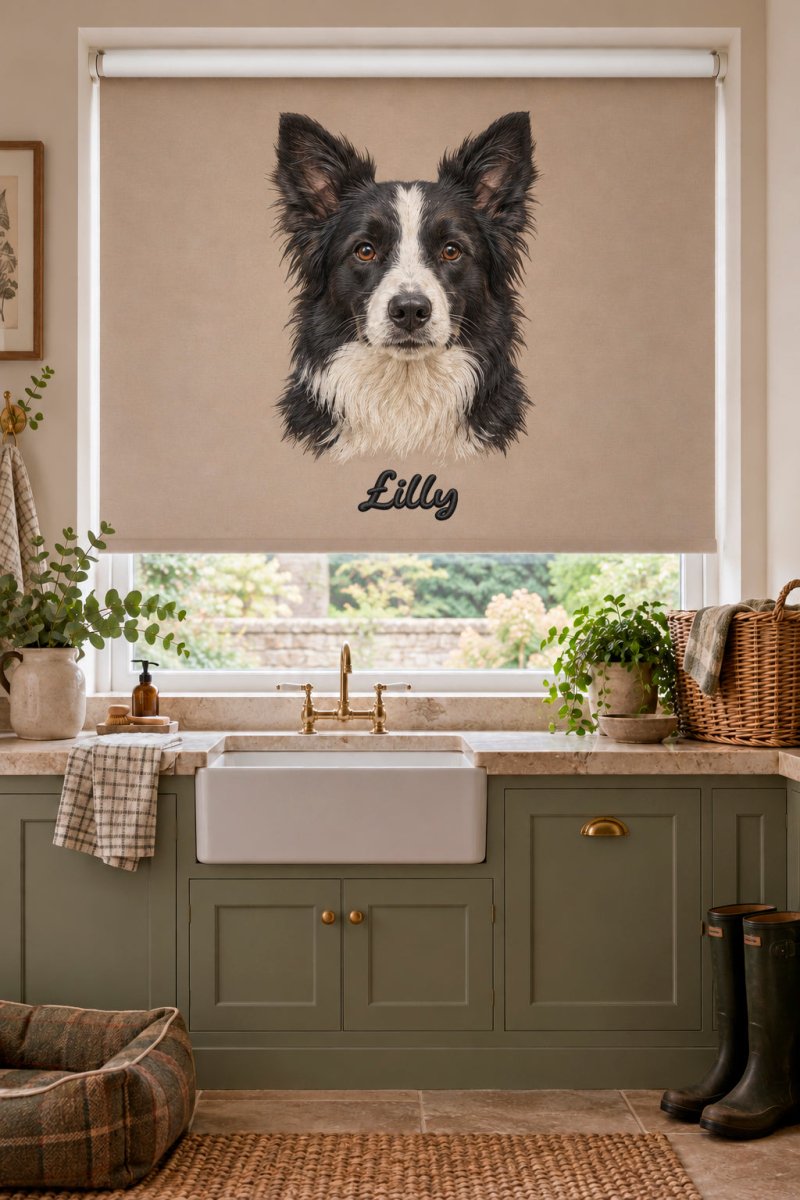 Personalised Pet Portrait Roller Blind - Art Fever - Art Fever