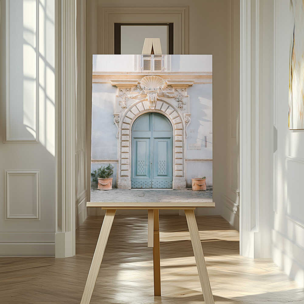 Blue tones of Rome - Italy travel photography Canvas Print Wall Art 1X2410441