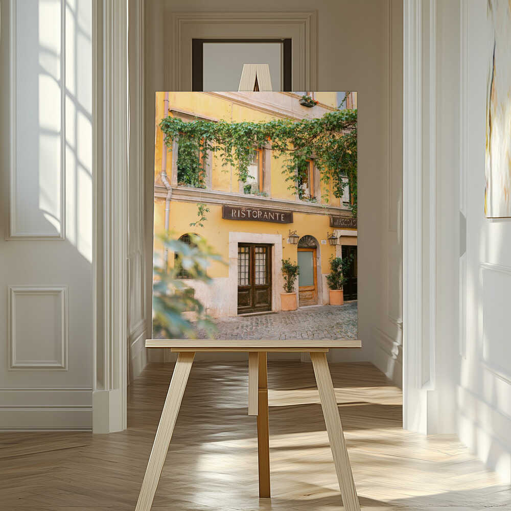 Ristorante Trastevere Rome Canvas Print Wall Art 1X2410447