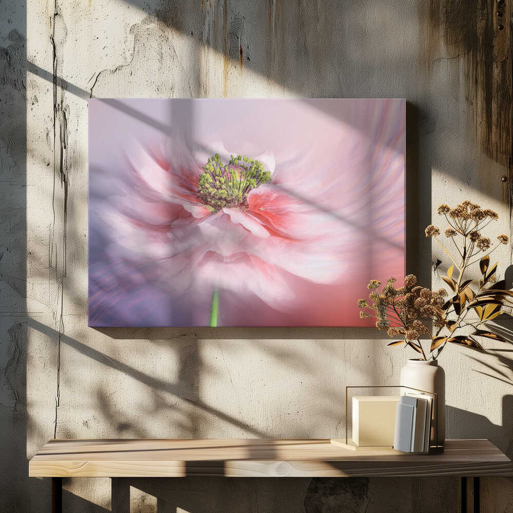Ethereal Swirling Flower  Canvas Print Wall Art 1X3250557