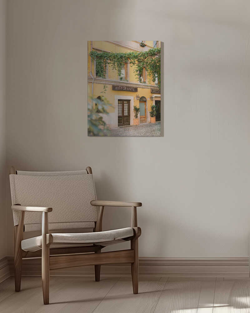 Ristorante Trastevere Rome Canvas Print Wall Art 1X2410447