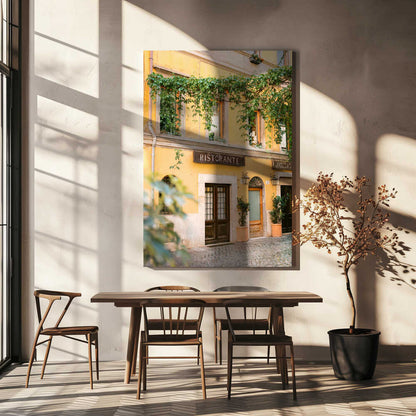 Ristorante Trastevere Rome Canvas Print Wall Art 1X2410447