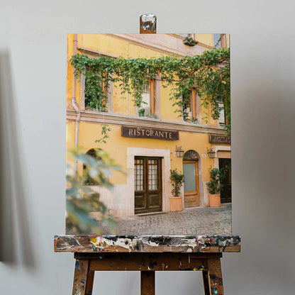 Ristorante Trastevere Rome Canvas Print Wall Art 1X2410447
