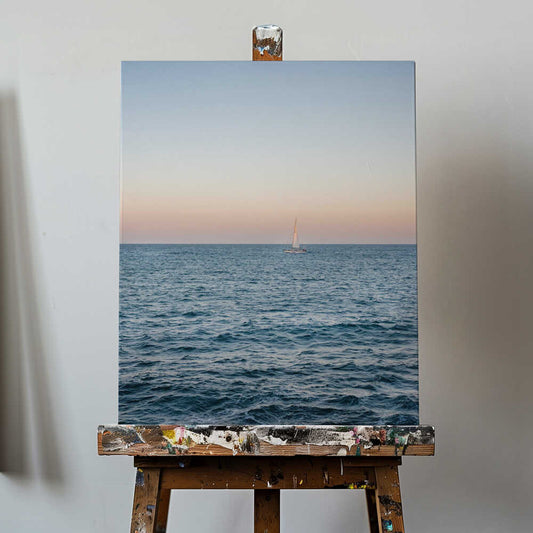 Amalfi Sunset Coast Sailing | Italy Travel Photography Canvas Print Wall Art 1X2794551