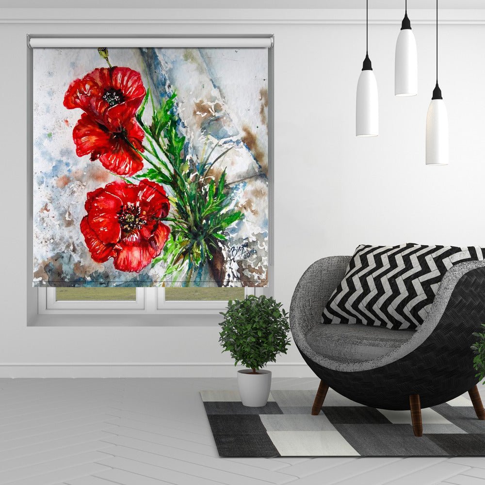 POPPY CITY Printed Picture Photo Roller Blind - 1X2862307 - Art Fever - Art Fever