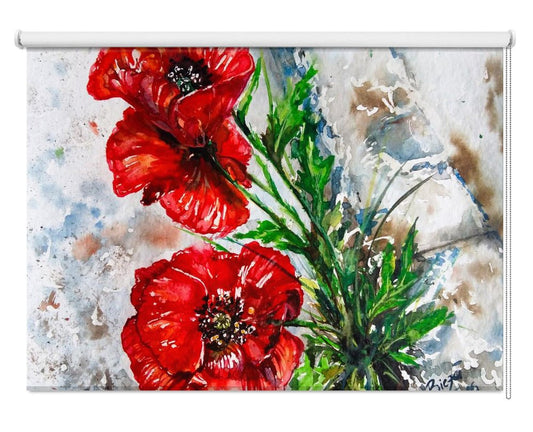 POPPY CITY Printed Picture Photo Roller Blind - 1X2862307 - Art Fever - Art Fever