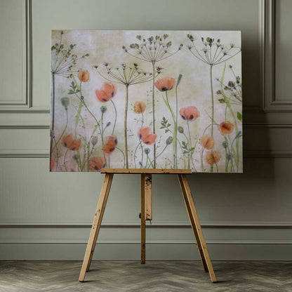 Poppy Meadow Canvas Print Wall Art 1X1673301 - ART FEVER - Art Fever