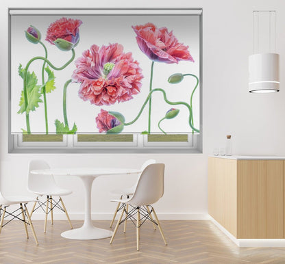 Poppy Still Life Printed Picture Photo Roller Blind - 1X1543977 - Art Fever - Art Fever
