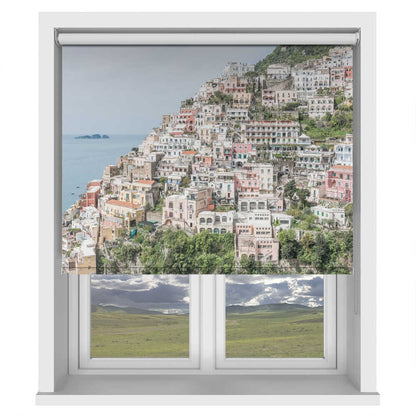 Positano Amalfi Coast Italy Hillside Printed Roller Blind -1X3076992 - Art Fever - Art Fever