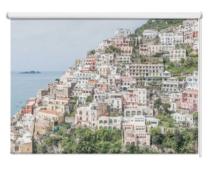 Positano Amalfi Coast Italy Hillside Printed Roller Blind -1X3076992 - Art Fever - Art Fever