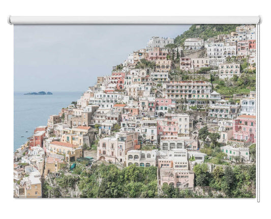 Positano Amalfi Coast Italy Hillside Printed Roller Blind -1X3076992 - Art Fever - Art Fever