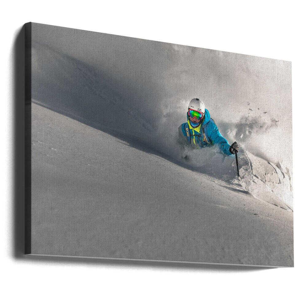 Powder earthquake Canvas Print Wall Art 1X1648745 - ART FEVER - Art Fever