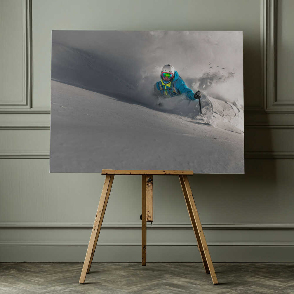 Powder earthquake Canvas Print Wall Art 1X1648745 - ART FEVER - Art Fever