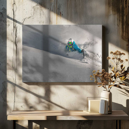 Powder earthquake Canvas Print Wall Art 1X1648745 - ART FEVER - Art Fever