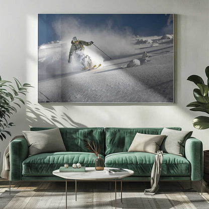 Powder paradise Winter Games Canvas Print Wall Art 1X1795684 - ART FEVER - Art Fever
