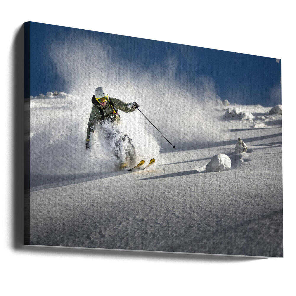 Powder paradise Winter Games Canvas Print Wall Art 1X1795684 - ART FEVER - Art Fever