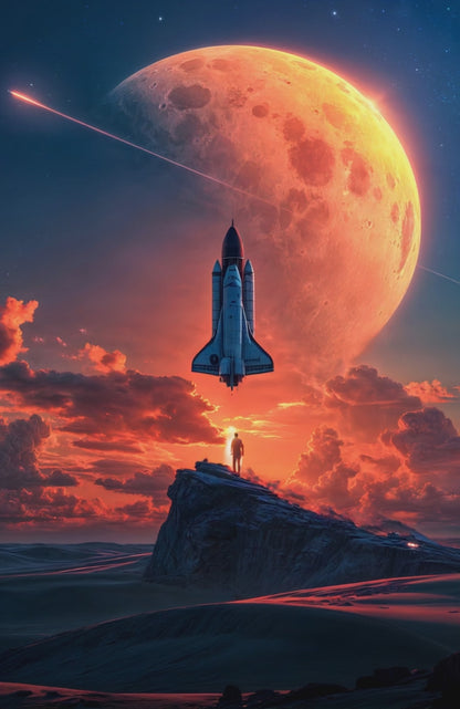 Space Odyssey Printed Picture Photo Roller Blind - 1X2893206