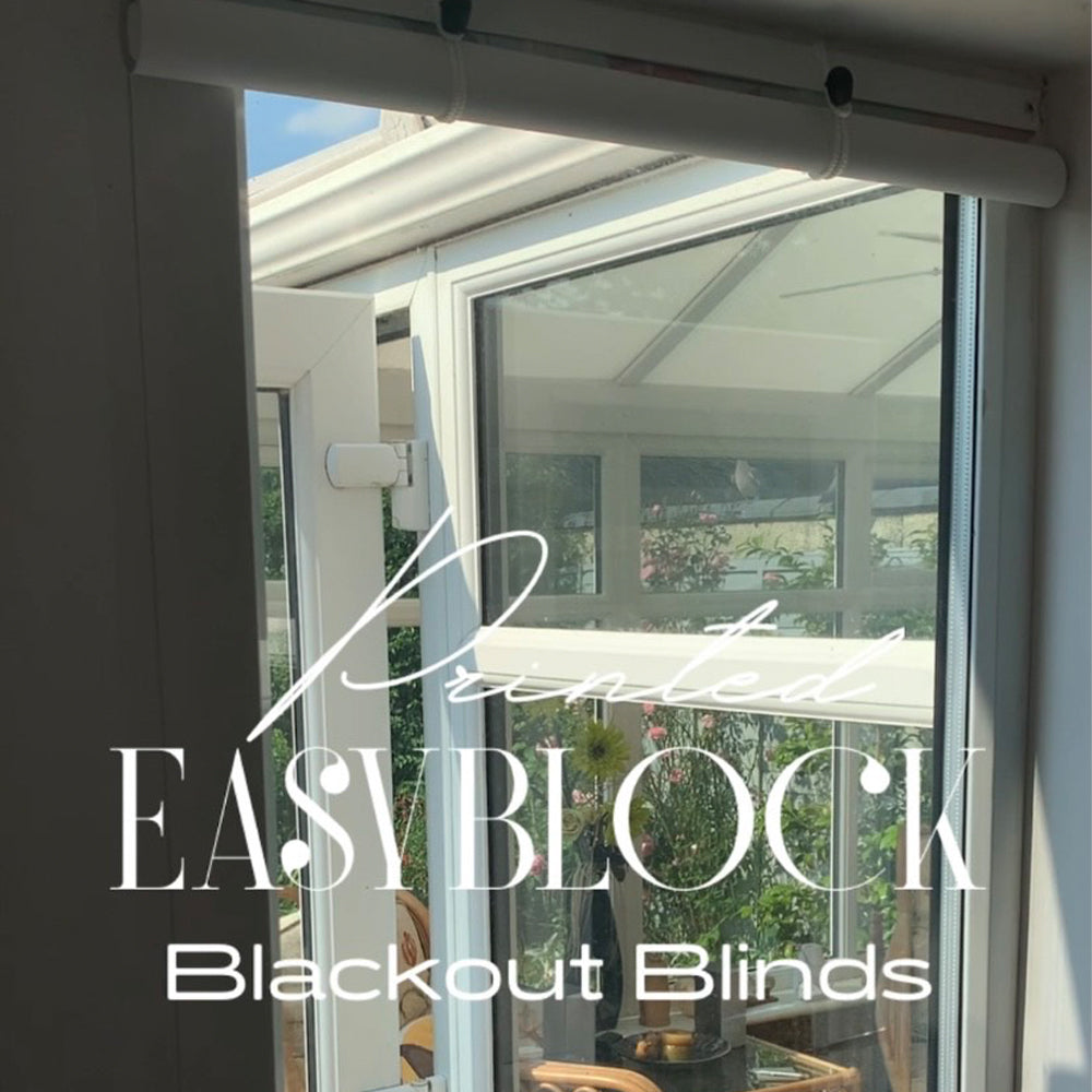 Load video: EasyBlock Printed Black out blinds, the cheaper alternative to roller blinds