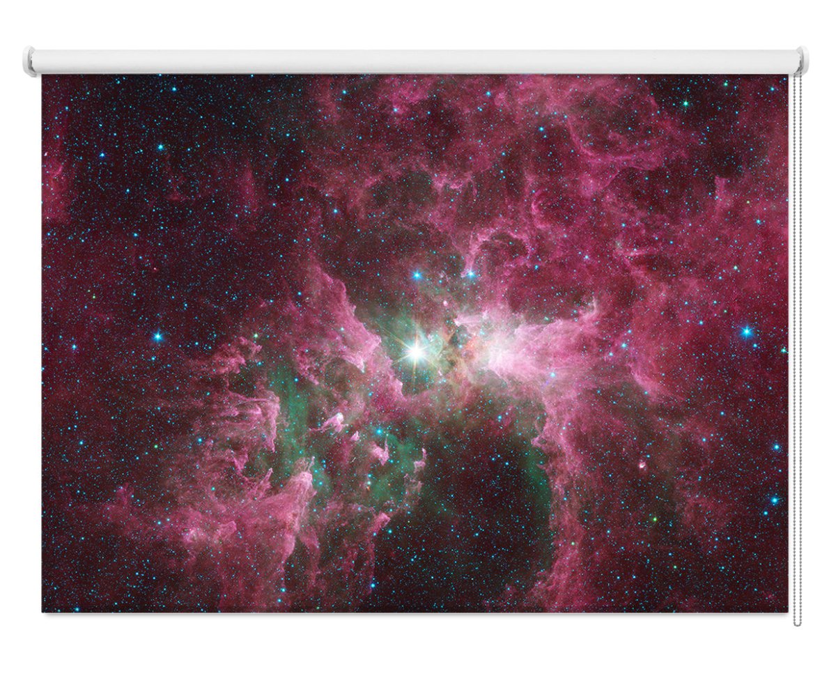 Purple Nebula By NASA Hubble Printed Picture Photo Roller Blind - RB1392 - Art Fever - Art Fever