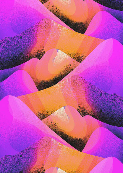 Purple sands Canvas Print Wall Art 1X3270949 - ART FEVER - Art Fever