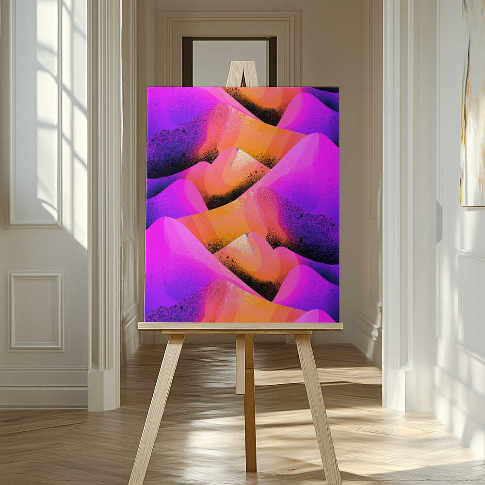 Purple sands Canvas Print Wall Art 1X3270949 - ART FEVER - Art Fever