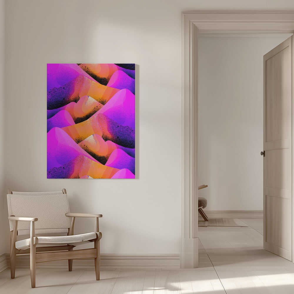 Purple sands Canvas Print Wall Art 1X3270949 - ART FEVER - Art Fever